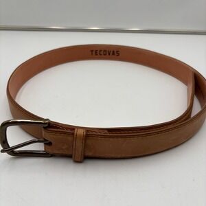 Tecovas Mens Tan Calfskin Leather Western Cowboy Belt Mexico Size 42